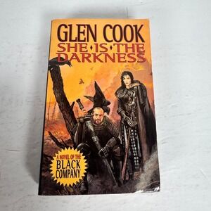 She Is The Darkness Glen Cook 1998 1st Mass Market Black Company Tor
